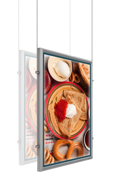 Световая панель Frame Slim односторонняя настенная (BG-FS-SS-WS-A3)