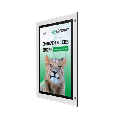 Световая панель Crystal односторонняя настенная (BG-C-SS-WS-A1+) в Чите