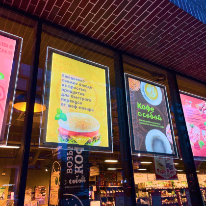 Световая панель Crystal односторонняя настенная (BG-C-SS-WS-A1+) в Сургуте