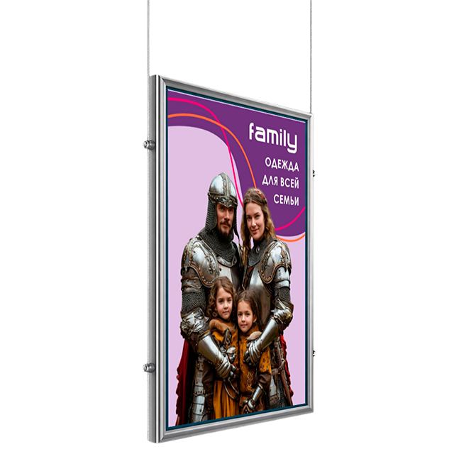 Световая панель Frame односторонняя подвесная (BG-F-SS-HS-A2)