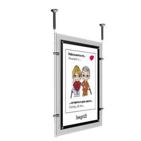 Световая панель Crystal односторонняя подвесная (BG-C-SS-HS-A1+)