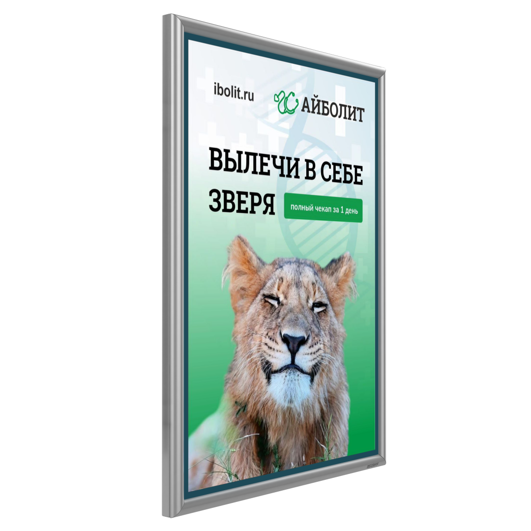 Световая панель Frame Slim односторонняя настенная (BG-FS-SS-WS-A3)